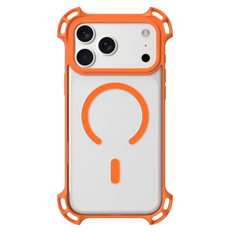 Drone-Style Four-Corner Shockproof Acrylic MagSafe Phone Case, For iPhone 18 Pro / 17 Pro, For iPhone 18 Pro Max / 17 Pro Max, For iPhone 17, For iPhone 16 Pro Max, For iPhone 16 Pro, For iPhone 16, For iPhone 15 Pro Max, For iPhone 15 Pro             ...
