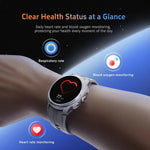 Montre connectée GTR6 pour coureur urbain, écran AMOLED de 1,43 pouce, étanchéité IP68, compatible avec le suivi de la fréquence cardiaque