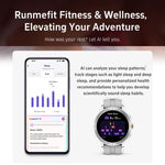 Montre connectée GTR6 pour coureur urbain, écran AMOLED de 1,43 pouce, étanchéité IP68, compatible avec le suivi de la fréquence cardiaque