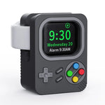 Support de chargement en silicone pour Apple Watch ZX-ZJ01 et console de jeux rétro