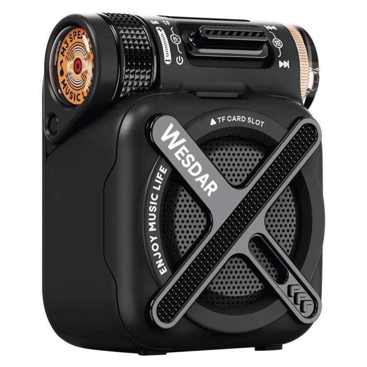 Mini enceinte portable extérieure en alliage d'aluminium M3 compatible carte TF