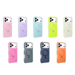 Coque de téléphone à support MagSafe en silicone liquide Jelly, pour iPhone 17 Pro Max, pour iPhone 17 Pro, pour iPhone 17, pour iPhone Air, pour iPhone 16 Pro Max