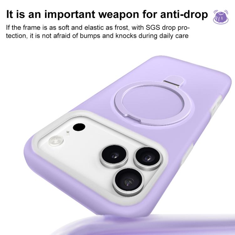 Coque de téléphone à support MagSafe en silicone liquide Jelly, pour iPhone 17 Pro Max, pour iPhone 17 Pro, pour iPhone 17, pour iPhone Air, pour iPhone 16 Pro Max