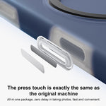 Coque de téléphone à support MagSafe en silicone liquide Jelly, pour iPhone 17 Pro Max, pour iPhone 17 Pro, pour iPhone 17, pour iPhone Air, pour iPhone 16 Pro Max