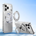 Coque de téléphone en métal à support magnétique MagSafe de refroidissement, pour iPhone 17 Pro Max, pour iPhone 17 Pro, pour iPhone 17