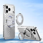 Coque de téléphone en métal à support magnétique MagSafe de refroidissement, pour iPhone 17 Pro Max, pour iPhone 17 Pro, pour iPhone 17