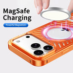 Coque de téléphone en métal à support magnétique MagSafe de refroidissement, pour iPhone 17 Pro Max, pour iPhone 17 Pro, pour iPhone 17