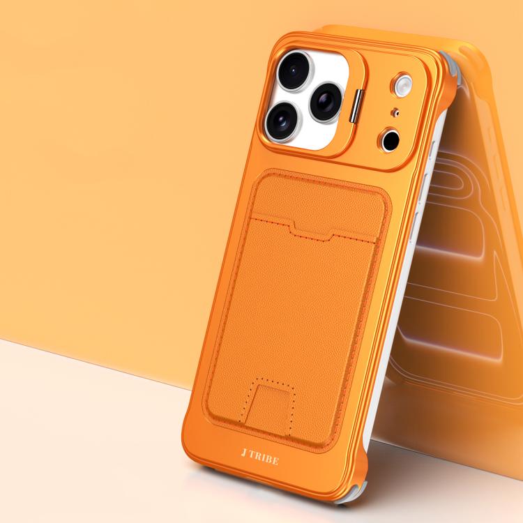 Coque de téléphone J TRIBE sans cadre en métal avec fente pour carte et support d'objectif, pour iPhone 17 Pro Max, pour iPhone 17 Pro, pour iPhone 17, pour iPhone Air, pour iPhone 16 Pro Max, pour iPhone 16 Pro, pour iPhone 15 Pro Max, pour iPhone 15 Pro