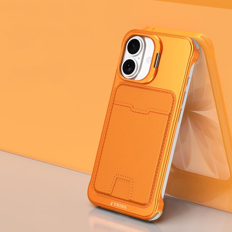 Coque de téléphone J TRIBE sans cadre en métal avec fente pour carte et support d'objectif, pour iPhone 17 Pro Max, pour iPhone 17 Pro, pour iPhone 17, pour iPhone Air, pour iPhone 16 Pro Max, pour iPhone 16 Pro, pour iPhone 15 Pro Max, pour iPhone 15 Pro