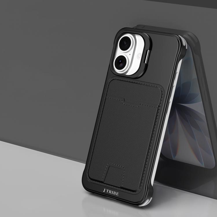 Coque de téléphone J TRIBE sans cadre en métal avec fente pour carte et support d'objectif, pour iPhone 17 Pro Max, pour iPhone 17 Pro, pour iPhone 17, pour iPhone Air, pour iPhone 16 Pro Max, pour iPhone 16 Pro, pour iPhone 15 Pro Max, pour iPhone 15 Pro