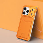 Coque de téléphone J TRIBE sans cadre en métal avec fente pour carte et support d'objectif, pour iPhone 17 Pro Max, pour iPhone 17 Pro, pour iPhone 17, pour iPhone Air, pour iPhone 16 Pro Max, pour iPhone 16 Pro, pour iPhone 15 Pro Max, pour iPhone 15 Pro