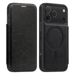 Coque de téléphone en cuir Linton MagSafe, Pour iPhone 17 Pro Max, Pour iPhone 17 Pro, Pour iPhone 17, Pour iPhone Air
