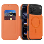 Coque de téléphone en cuir Linton MagSafe, Pour iPhone 17 Pro Max, Pour iPhone 17 Pro, Pour iPhone 17, Pour iPhone Air