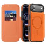 Coque de téléphone en cuir Linton MagSafe, Pour iPhone 17 Pro Max, Pour iPhone 17 Pro, Pour iPhone 17, Pour iPhone Air