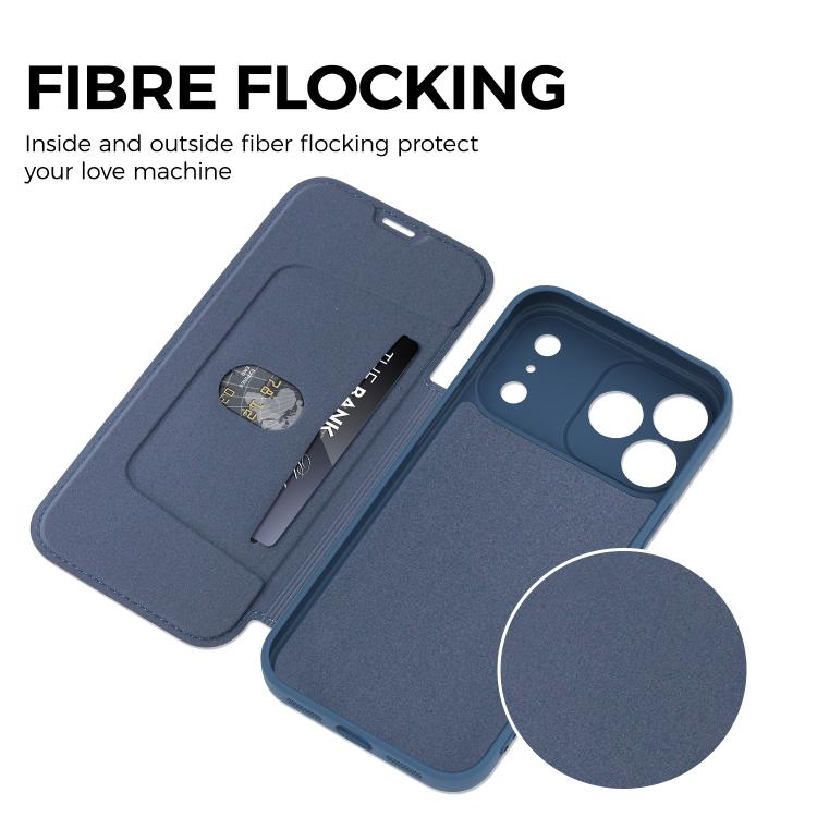 Étui de téléphone en cuir imitation Liquid Skin avec fentes pour cartes, Pour iPhone 17 Pro Max, Pour iPhone 17 Pro, Pour iPhone 17, Pour iPhone Air
