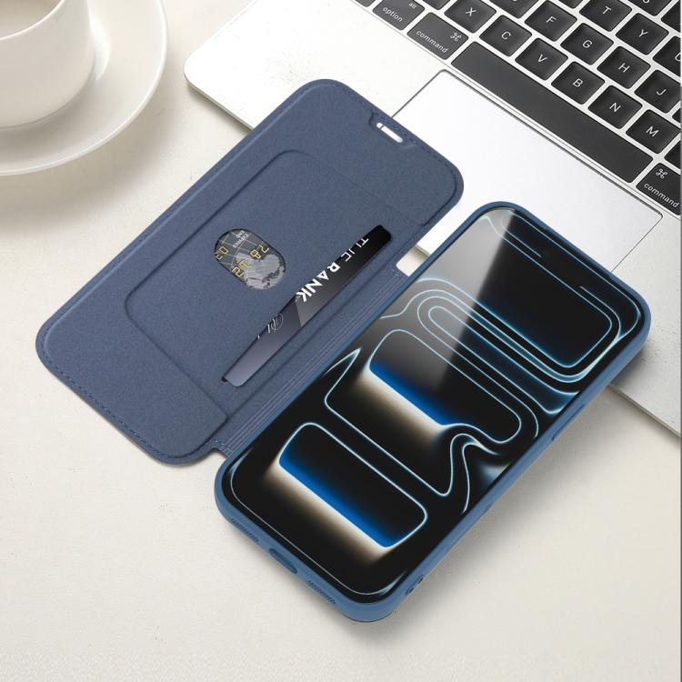 Étui de téléphone en cuir imitation Liquid Skin avec fentes pour cartes, Pour iPhone 17 Pro Max, Pour iPhone 17 Pro, Pour iPhone 17, Pour iPhone Air