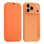 Étui de téléphone en cuir imitation Liquid Skin avec fentes pour cartes, Pour iPhone 17 Pro Max, Pour iPhone 17 Pro, Pour iPhone 17, Pour iPhone Air