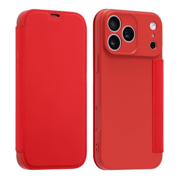 Étui de téléphone en cuir imitation Liquid Skin avec fentes pour cartes, Pour iPhone 17 Pro Max, Pour iPhone 17 Pro, Pour iPhone 17, Pour iPhone Air