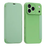 Étui de téléphone en cuir imitation Liquid Skin avec fentes pour cartes, Pour iPhone 17 Pro Max, Pour iPhone 17 Pro, Pour iPhone 17, Pour iPhone Air