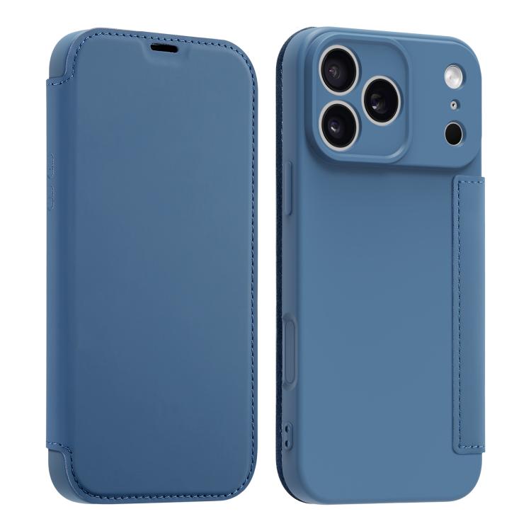 Étui de téléphone en cuir imitation Liquid Skin avec fentes pour cartes, Pour iPhone 17 Pro Max, Pour iPhone 17 Pro, Pour iPhone 17, Pour iPhone Air