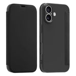 Étui de téléphone en cuir imitation Liquid Skin avec fentes pour cartes, Pour iPhone 17 Pro Max, Pour iPhone 17 Pro, Pour iPhone 17, Pour iPhone Air