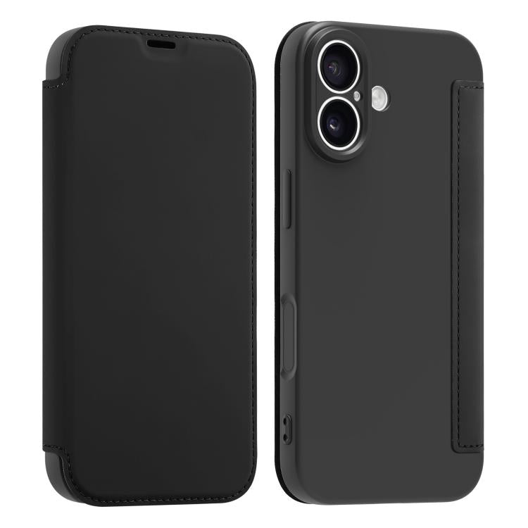 Étui de téléphone en cuir imitation Liquid Skin avec fentes pour cartes, Pour iPhone 17 Pro Max, Pour iPhone 17 Pro, Pour iPhone 17, Pour iPhone Air