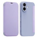 Étui de téléphone en cuir imitation Liquid Skin avec fentes pour cartes, Pour iPhone 17 Pro Max, Pour iPhone 17 Pro, Pour iPhone 17, Pour iPhone Air