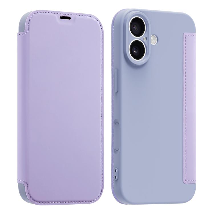 Étui de téléphone en cuir imitation Liquid Skin avec fentes pour cartes, Pour iPhone 17 Pro Max, Pour iPhone 17 Pro, Pour iPhone 17, Pour iPhone Air