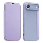 Étui de téléphone en cuir imitation Liquid Skin avec fentes pour cartes, Pour iPhone 17 Pro Max, Pour iPhone 17 Pro, Pour iPhone 17, Pour iPhone Air