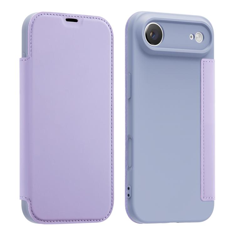 Étui de téléphone en cuir imitation Liquid Skin avec fentes pour cartes, Pour iPhone 17 Pro Max, Pour iPhone 17 Pro, Pour iPhone 17, Pour iPhone Air