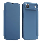 Étui de téléphone en cuir imitation Liquid Skin avec fentes pour cartes, Pour iPhone 17 Pro Max, Pour iPhone 17 Pro, Pour iPhone 17, Pour iPhone Air