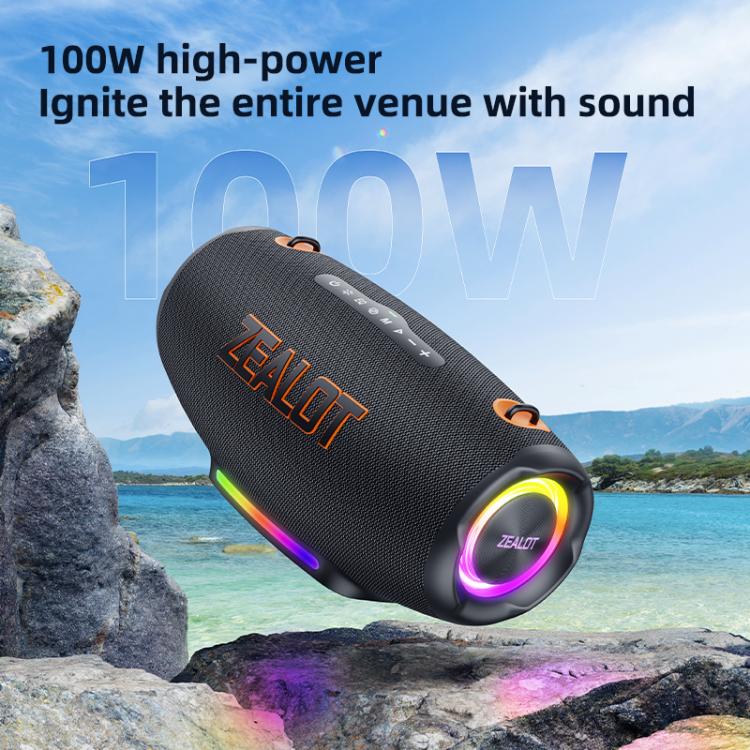 Enceinte Bluetooth extérieure colorée portable Zealot S127 100W