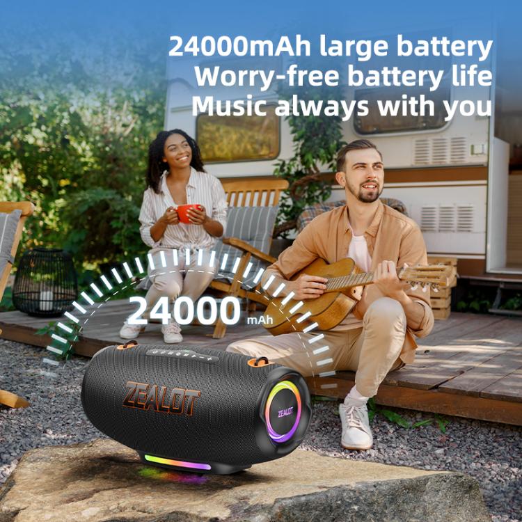 Enceinte Bluetooth extérieure colorée portable Zealot S127 100W