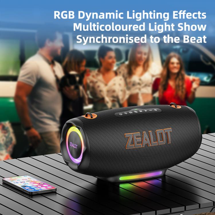 Enceinte Bluetooth extérieure colorée portable Zealot S127 100W