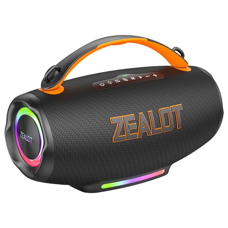 Enceinte Bluetooth portable extérieure à main RGB Zealot S167 100W