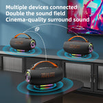 Enceinte Bluetooth portable extérieure à main RGB Zealot S167 100W
