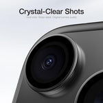 XDcase AF + AR Protecteur d'objectif photo Hawkeye avec outil d'alignement, Pour iPhone 17 Pro Max, Pour iPhone 17 Pro
