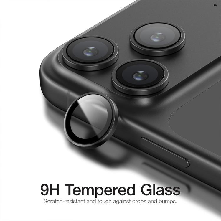 XDcase AF + AR Protecteur d'objectif photo Hawkeye avec outil d'alignement, Pour iPhone 17 Pro Max, Pour iPhone 17 Pro