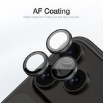 XDcase AF + AR Protecteur d'objectif photo Hawkeye avec outil d'alignement, Pour iPhone 17 Pro Max, Pour iPhone 17 Pro