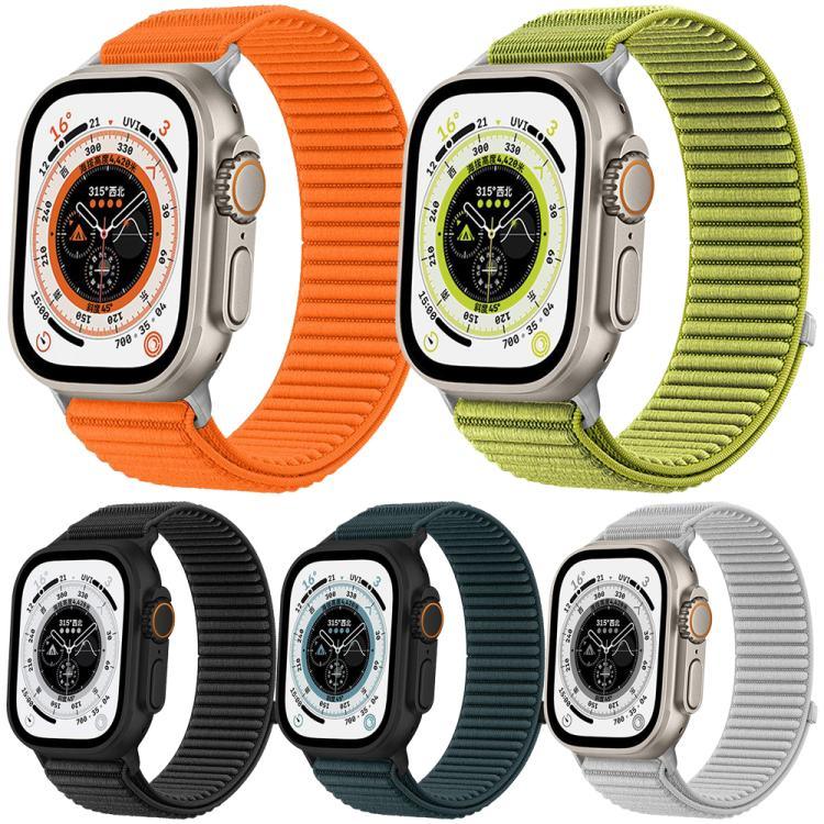 Lot de 5 bracelets de montre xDfind en nylon tissé avec fermeture auto-agrippante, compatibles avec Apple Watch 42/44/45/46/49 mm et Apple Watch 38/40/41/S11 42 mm.