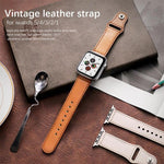 Lot de 5 bracelets de montre xDfind en cuir véritable avec boucle à rivet, compatibles avec Apple Watch 42/44/45/46/49 mm et Apple Watch 38/40/41/S11 42 mm.