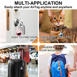 XDcase Pack de 2 étuis de protection étanches en TPU avec porte-clés, pour AirTag 2e génération / 1re génération