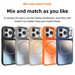 Coque de téléphone MagSafe à lentille dépolie AG, Pour iPhone 12, Pour iPhone 12 Pro Max, Pour iPhone 12 Pro, Pour iPhone 11