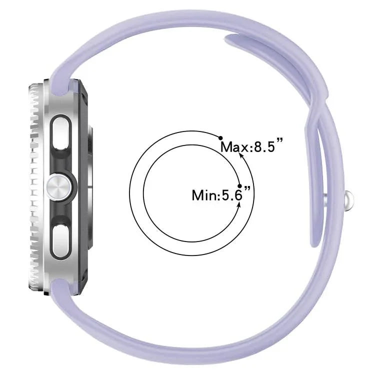 Lot de 5 Bracelets de Montre en Silicone à Boucle Inversée xDfind, Pour Samsung Galaxy Watch8 / 8 Classic