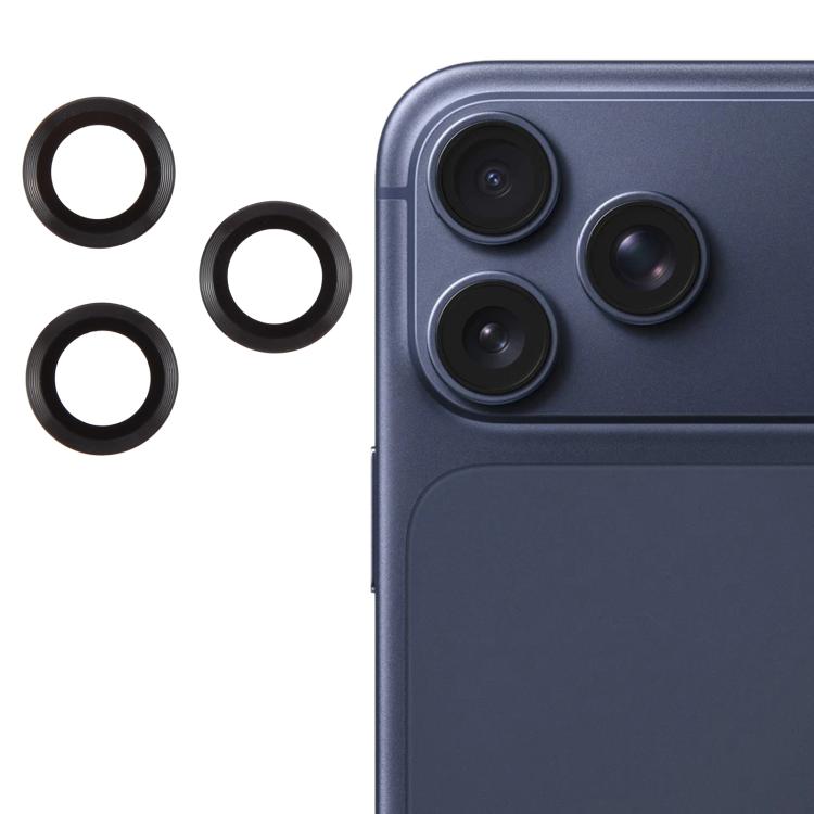 Cache de caméra arrière Film d'objectif en verre trempé 9H, Pour iPhone 17 Pro Max, Pour iPhone 17 Pro, Pour iPhone 17