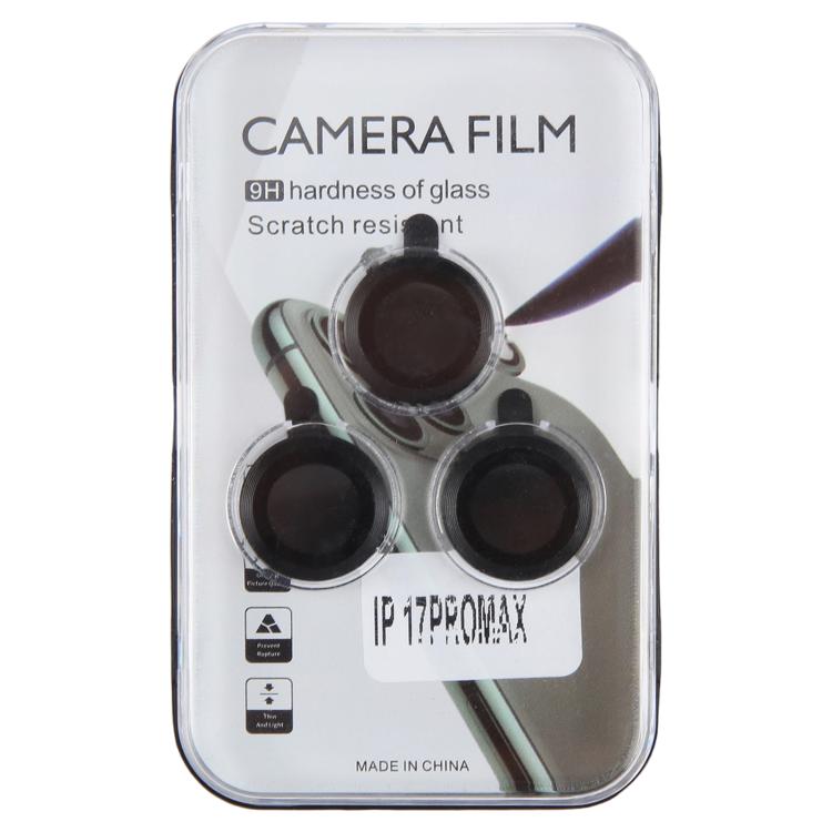 Cache de caméra arrière Film d'objectif en verre trempé 9H, Pour iPhone 17 Pro Max, Pour iPhone 17 Pro, Pour iPhone 17