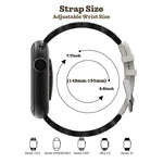 Bracelet de montre hybride en cuir véritable et acier inoxydable avec diamants, de marque xDfind, pour Apple Watch 38 / 40 / 41 / S11 42mm