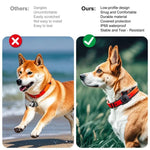xDfind Traceur de Collier pour Animaux en Silicone avec Couverture Transparente en PC, Pour AirTag 2e Génération / AirTag 1re Génération