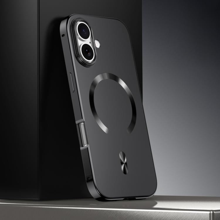 Coque de téléphone magnétique givrée en alliage métallique MagSafe, Pour iPhone 17 Pro Max, Pour iPhone 17 Pro, Pour iPhone 17, Pour iPhone Air, Pour iPhone 16 Pro Max, Pour iPhone 16 Pro, Pour iPhone 15 Pro Max, Pour iPhone 15 Pro