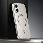 Coque de téléphone magnétique givrée en alliage métallique MagSafe, Pour iPhone 17 Pro Max, Pour iPhone 17 Pro, Pour iPhone 17, Pour iPhone Air, Pour iPhone 16 Pro Max, Pour iPhone 16 Pro, Pour iPhone 15 Pro Max, Pour iPhone 15 Pro